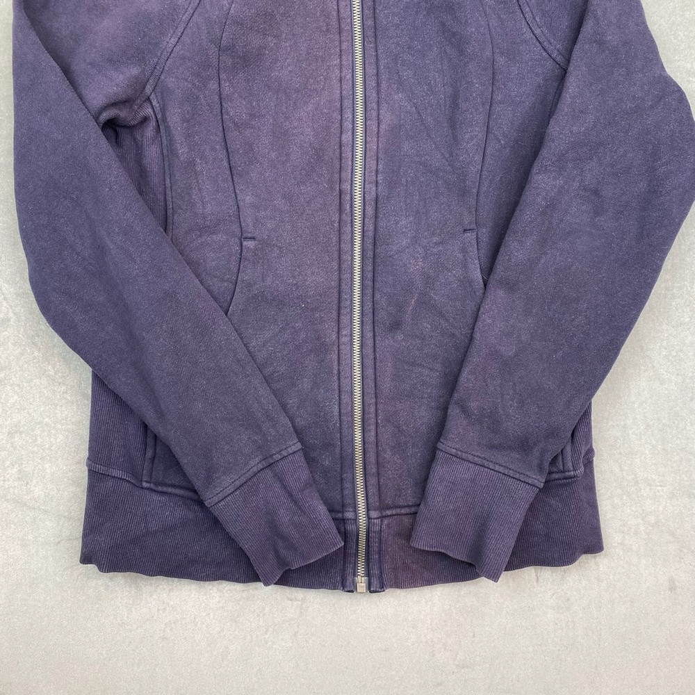 Lululemon‎ Hoodie Purple Full Zip Athletic Womens Size 6 - Picture 4 of 9